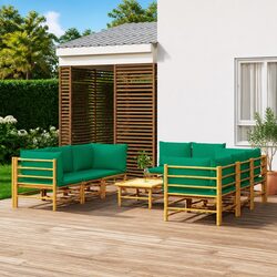 Practical 9 Piece Garden Lounge Set for Various Uses