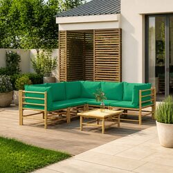 Versatile 6-Piece Bamboo Garden Set for Every Outdoor Space