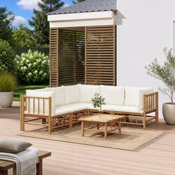 Ideal for Any Outdoor Gathering: 6-Piece Lounge Set