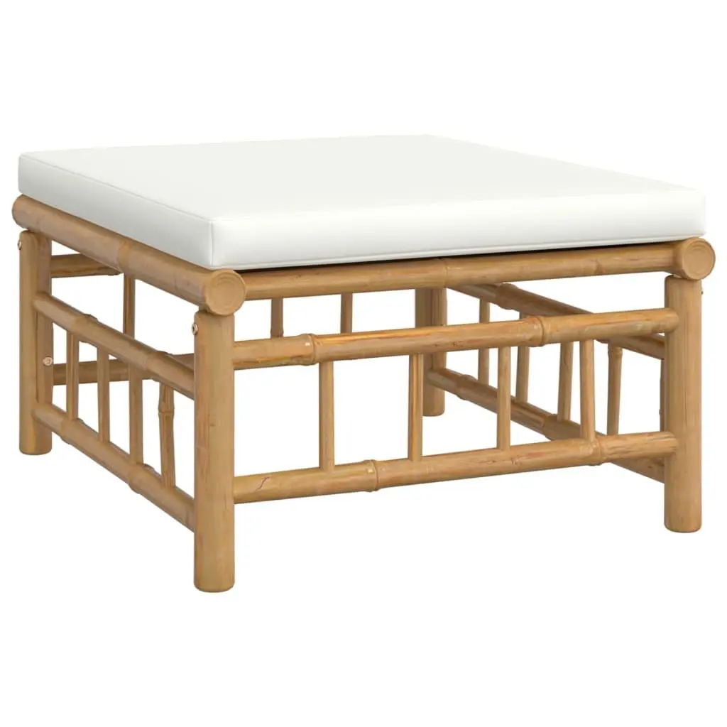 Bamboo Garden Lounge Set 9 Piece Outdoor Furniture Patio Sofa with Cushions