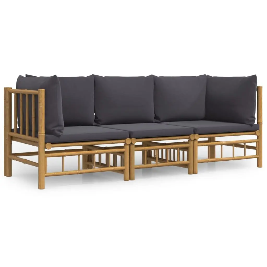 Bamboo Garden Lounge Set for Outdoor Use