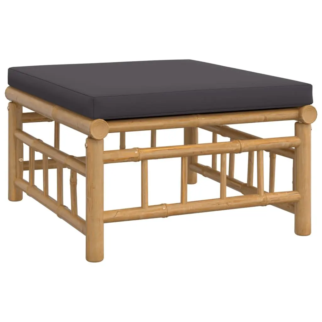 Garden Lounge Set 10 Piece Bamboo Outdoor Furniture Modular Patio Sofa Table