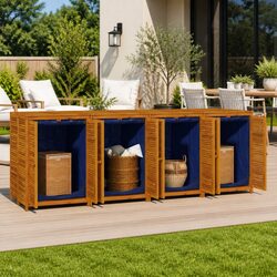 Practical Outdoor Storage Box for Cushions and Tools