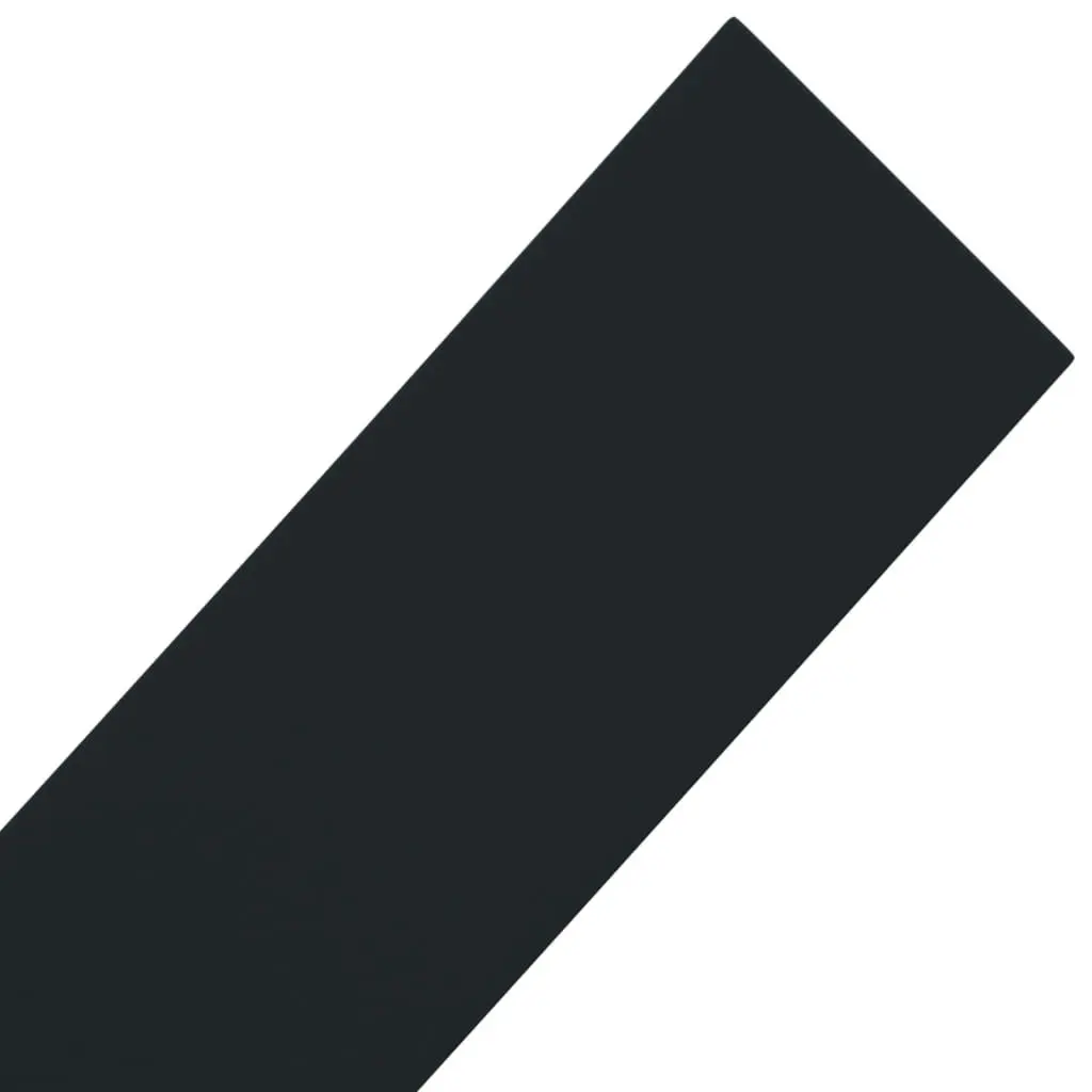 Garden Edging Borders Flexible Polyethylene 10m Black 3 Pieces