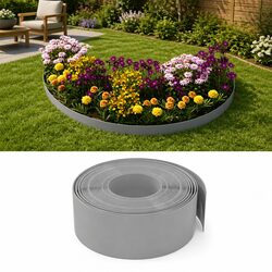 Practical Grey Garden Edging Borders for Your Outdoor Areas