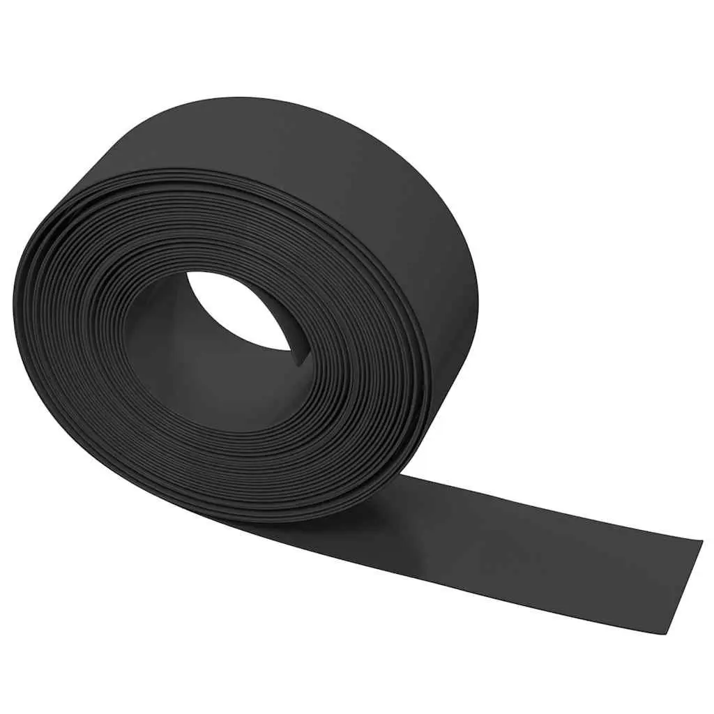 Garden Edging Flexible Polyethylene 10m Black