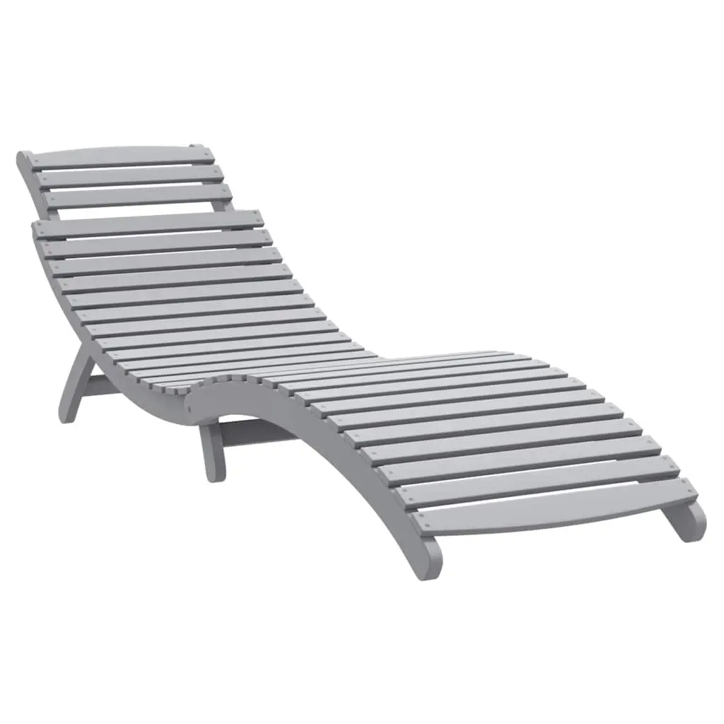Grey Sun Loungers for Pool and Patio