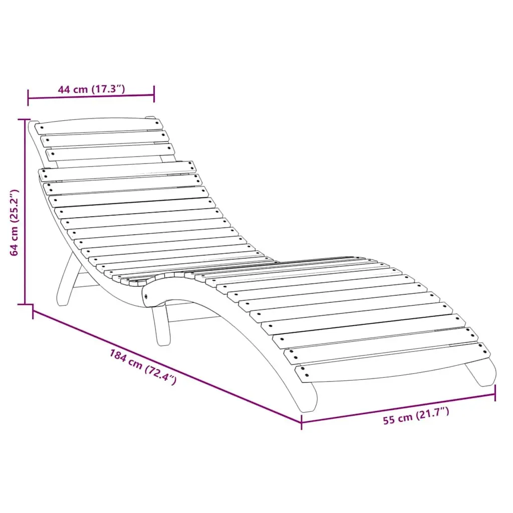 Grey Sun Loungers for Pool and Patio