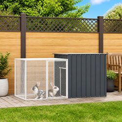 Practical Rabbit Hutch for Your Backyard 200x91x100cm