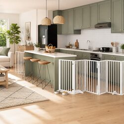 Versatile Foldable Dog Gate for Any Room in Your Home