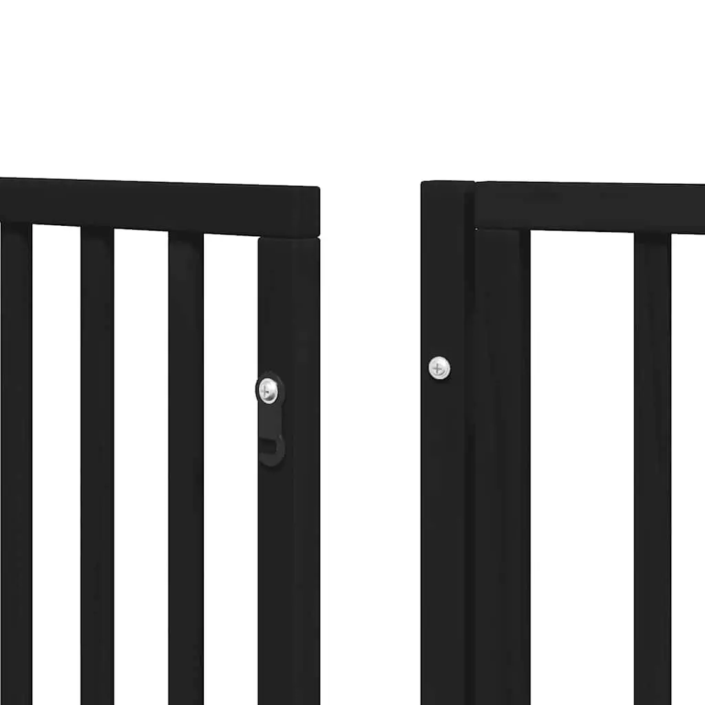 8-Panel Dog Gate for Living Rooms and Doorways