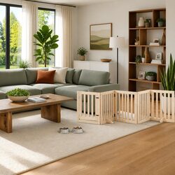 Versatile 12 Panel Dog Gate for Home Use