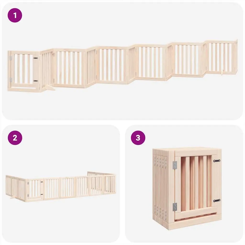 12 Panel Dog Gate for Home Use