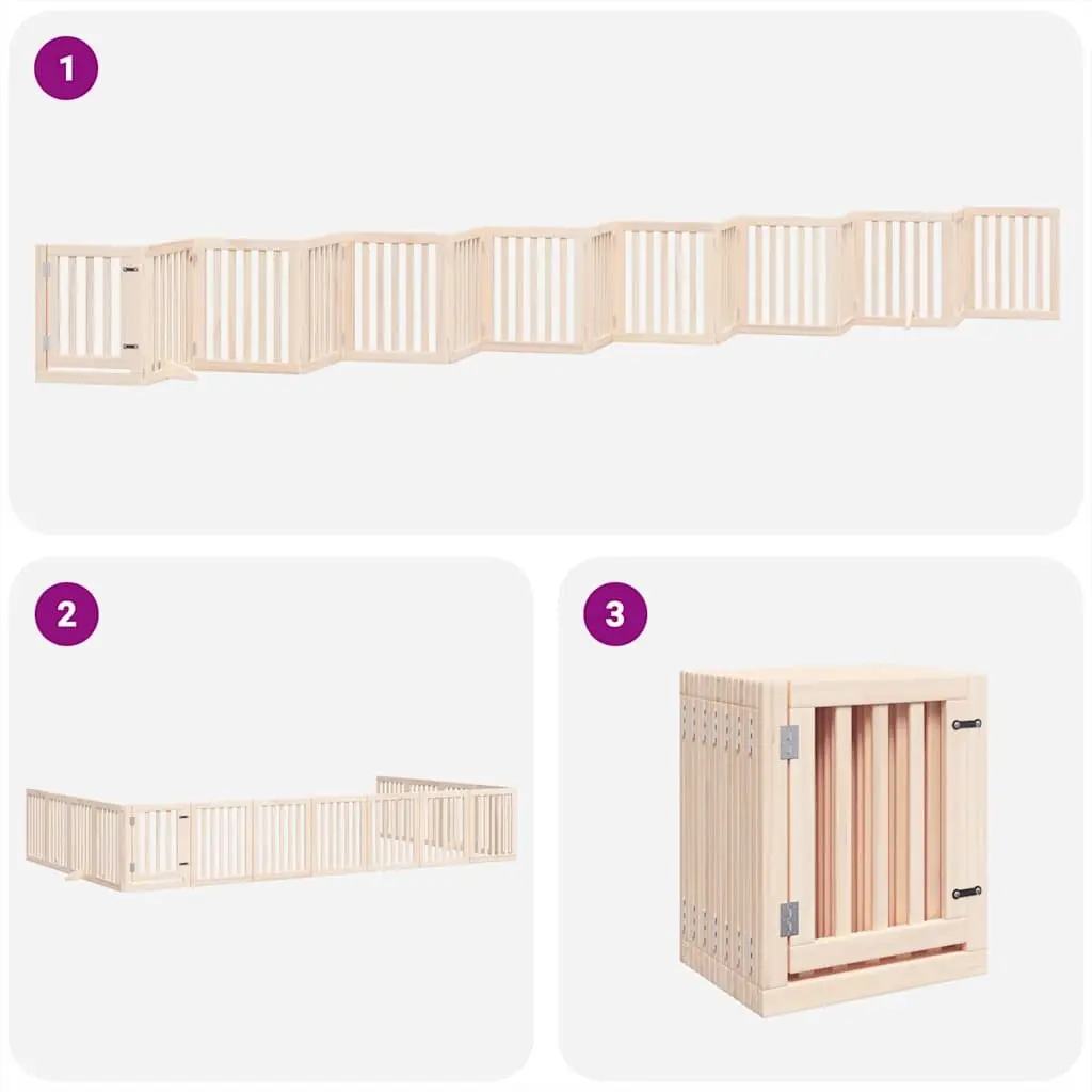 15-Panel Dog Gate for Home Use