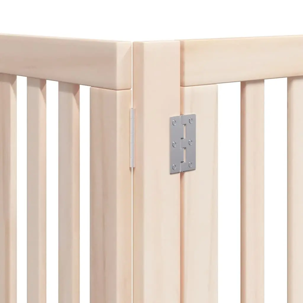 Foldable Dog Barrier with Secure Door Panel