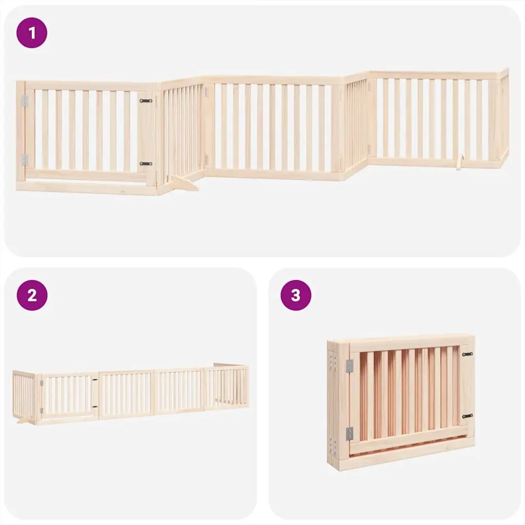 6-Panel Dog Gate for Safe Pet Containment
