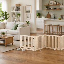 Practical 12-Panel Dog Gate for Everyday Use