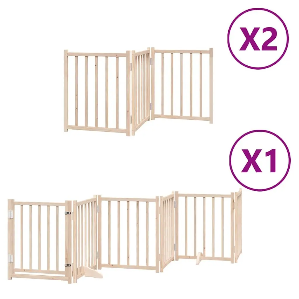 12-Panel Dog Gate for Home Safety