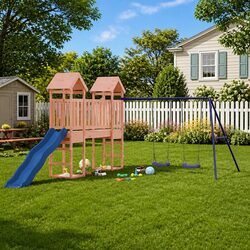 Ideal Wooden Playset for Your Backyard Space