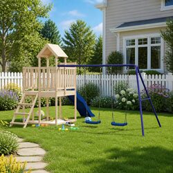 Practical Wooden Playset for Everyday Use