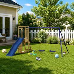 Ideal Wooden Outdoor Playset for Active Kids