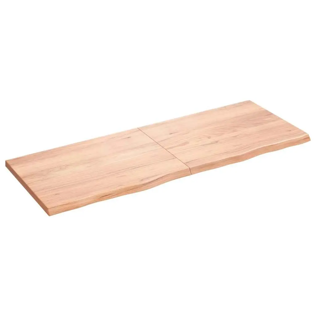 Solid Oak Bathroom Countertop 160x60x4 cm