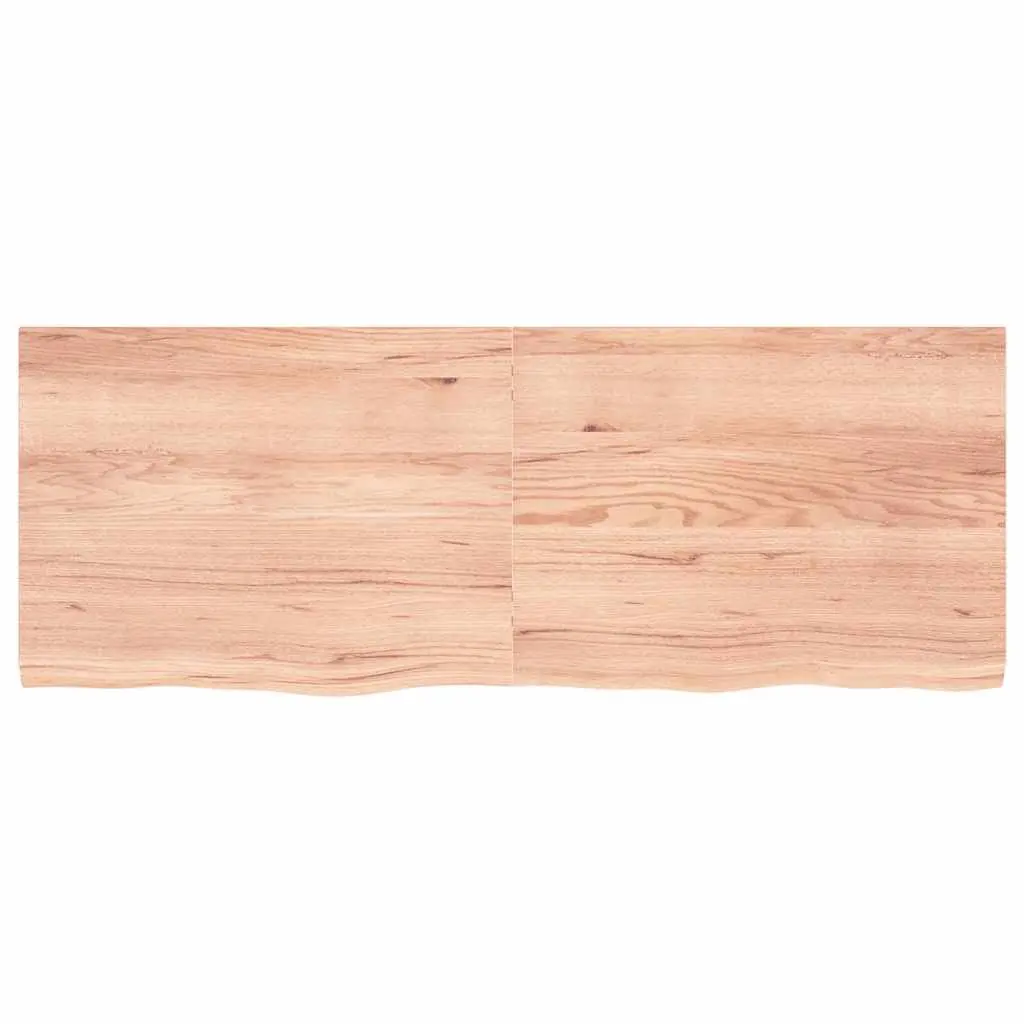 Solid Oak Bathroom Countertop 160x60x4 cm