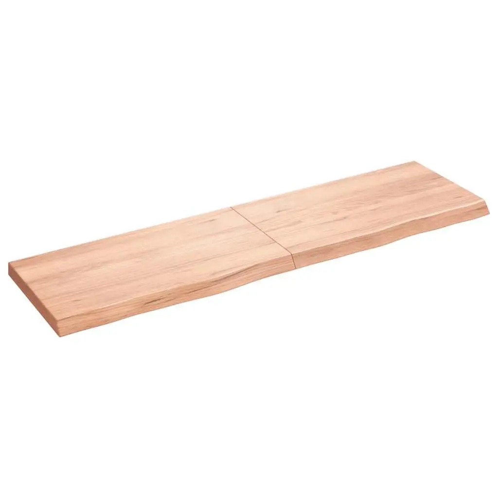 Solid Wood Bathroom Countertop for Home Use 180x50x6 cm