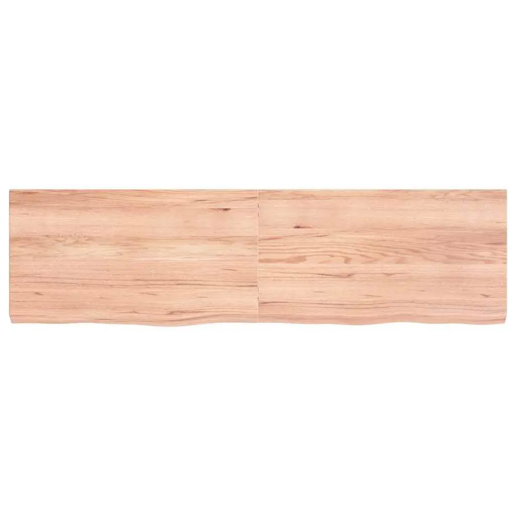 Solid Wood Bathroom Countertop for Home Use 180x50x6 cm