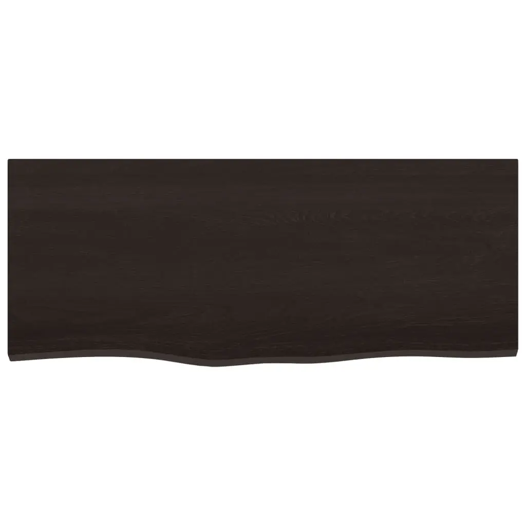 Solid Oak Wood Bathroom Countertop 100x40cm