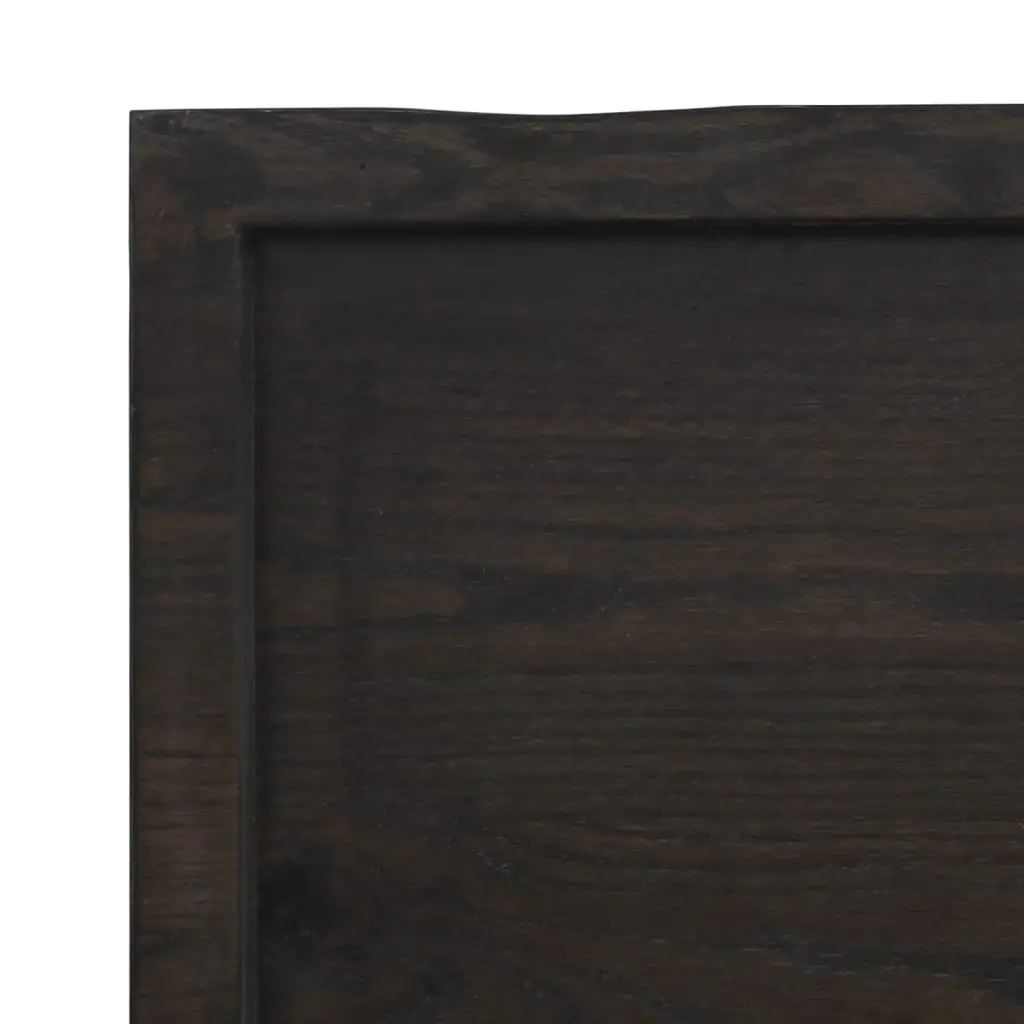 Bathroom Countertop Worktop Solid Oak Wood Dark Brown Treated Kitchen Cabinet