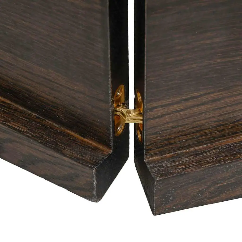 Solid Wood Bathroom Vanity Top Dark Brown 140x50cm Handmade Live Edge Countertop