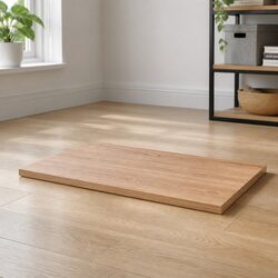 Practical Solid Oak Tabletop for Home or Office Use
