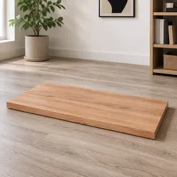 Versatile Solid Oak Wood Table Top 80x60cm for Every Home