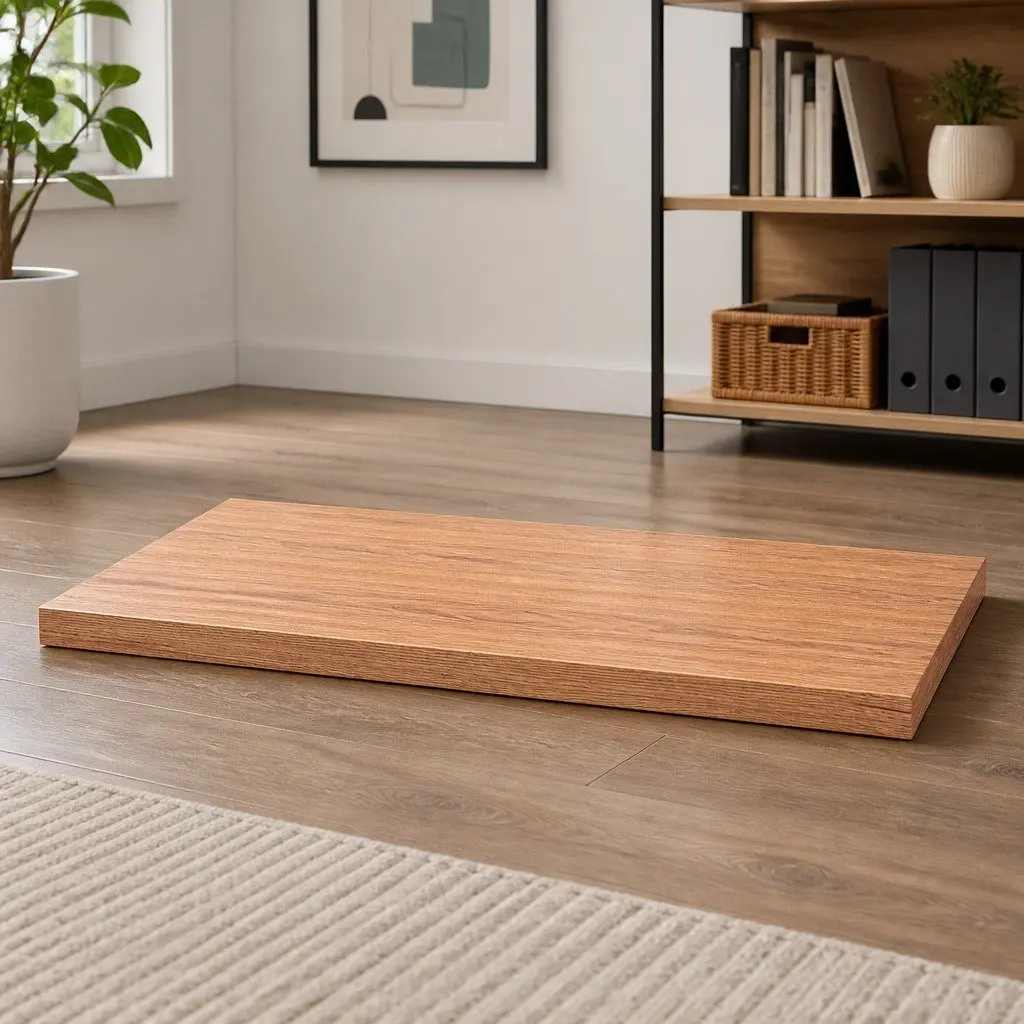 Solid Oak Table Top for Various Settings 100x50x6 cm