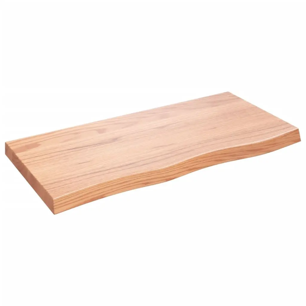 Solid Oak Table Top for Various Settings 100x50x6 cm