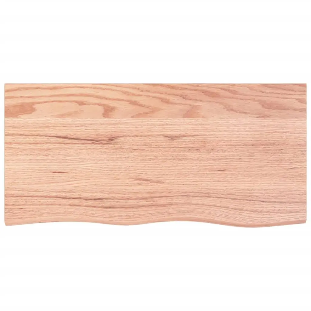 Solid Oak Table Top for Various Settings 100x50x6 cm