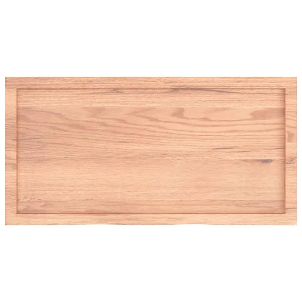 Solid Oak Table Top for Various Settings 100x50x6 cm