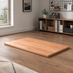 Functional Solid Oak Wood Table Top for Your Home