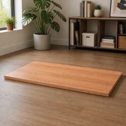 Practical Replacement Table Top 100x60x4 cm Solid Oak