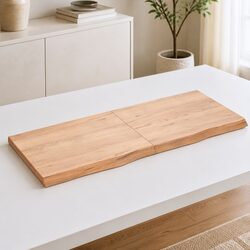 Practical Solid Oak Table Top 120x50cm for Any Space