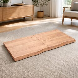 Versatile Solid Oak Table Top 120x60cm for Home Use