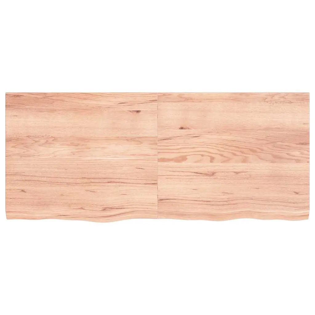 Solid Oak Wood Table Top Brown Folding Replacement Board 140x60cm Natural Live