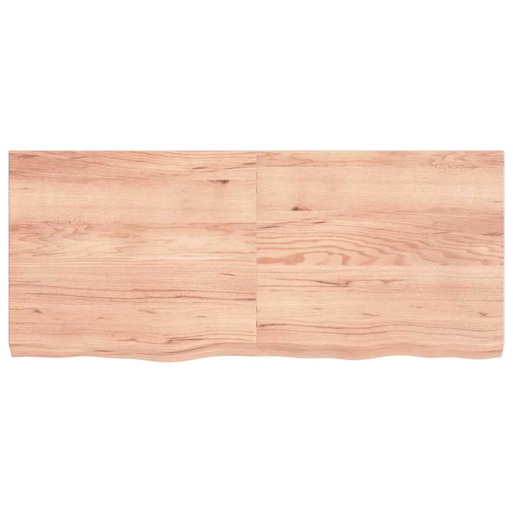 Solid Oak Table Top for Home 140x60x6 cm