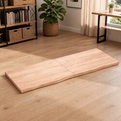 Functional Oak Wood Tabletop 160x60cm for Everyday Use