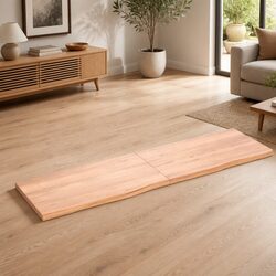 Versatile Solid Oak Table Top: Perfect for Any Setting 180x50cm