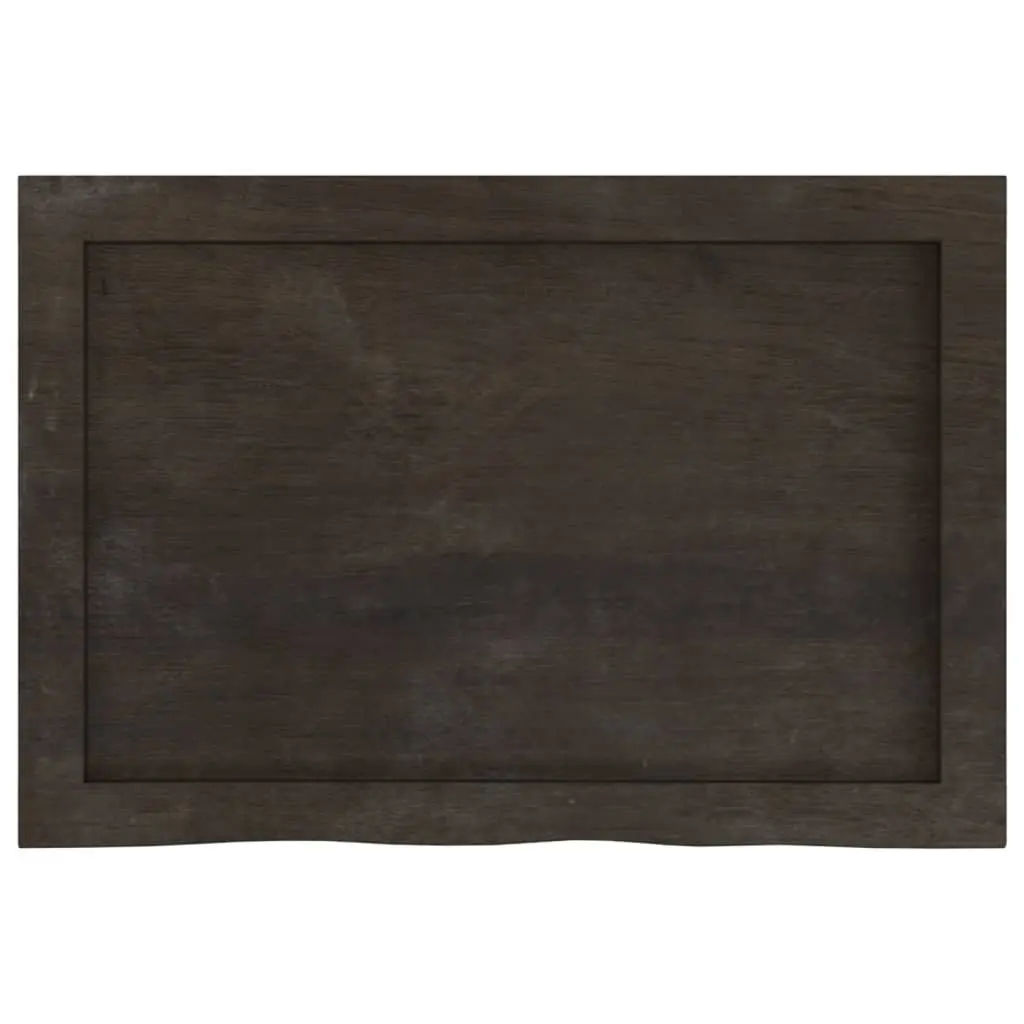 Dark Brown Oak Table Top for Home Use 60x40 cm
