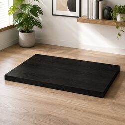 Practical Solid Oak Table Top for Various Uses 60x60x4 cm