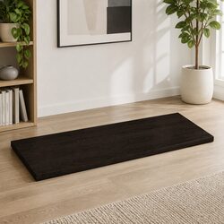 Versatile Dark Brown Oak Table Top - 80x50x4 cm