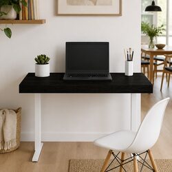 Table Top Dark Brown Solid Oak Wood 80x50x6 cm Treated Handmade Live Edge